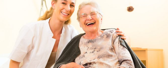 a woman and her carer