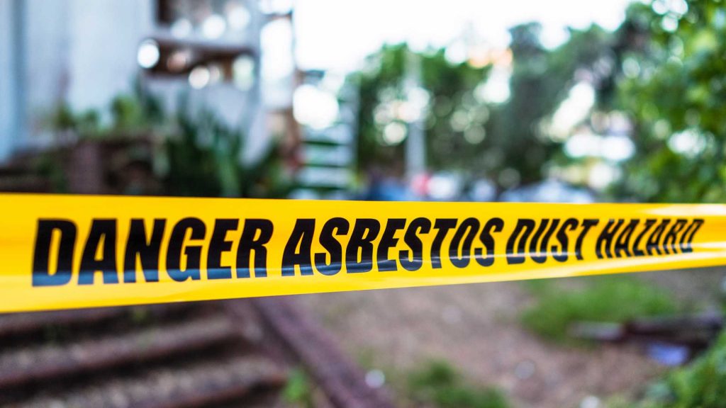 Danger Asbestos Warning